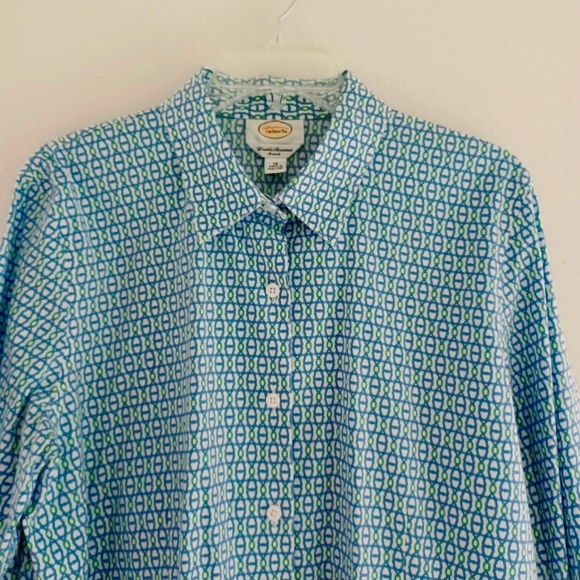 TALBOTS Button Down Shirt, size 16 - Picture 3 of 14
